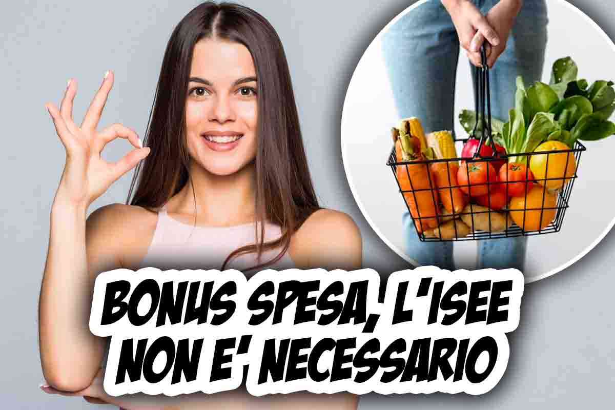 Bonus spesa senza ISEE