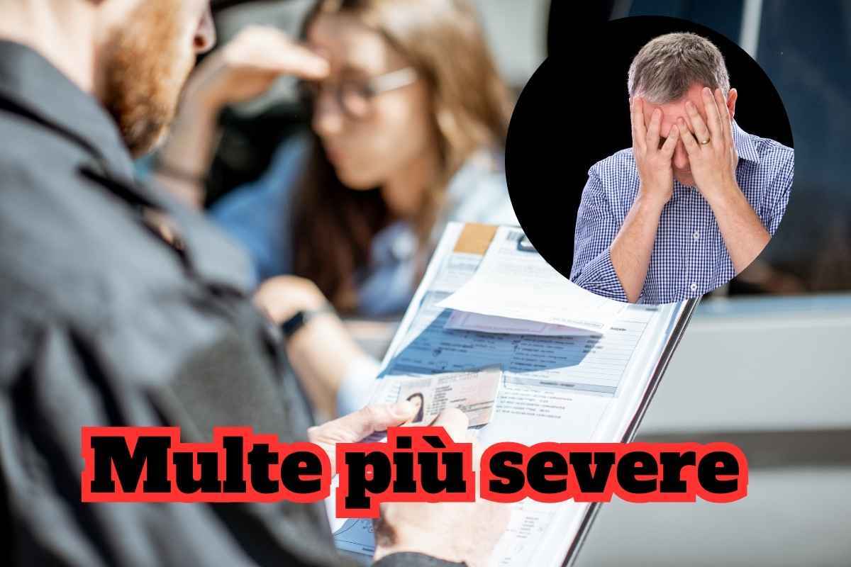 multe più severe sospensione patente