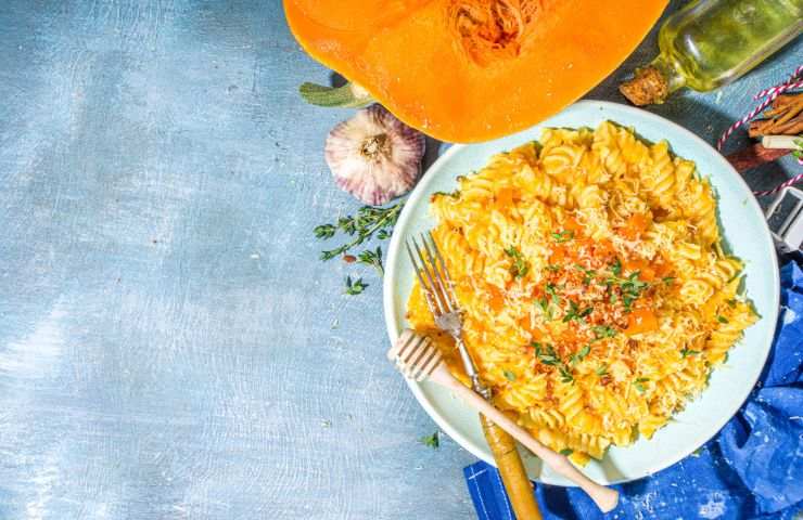 carbonara zucca preparazione