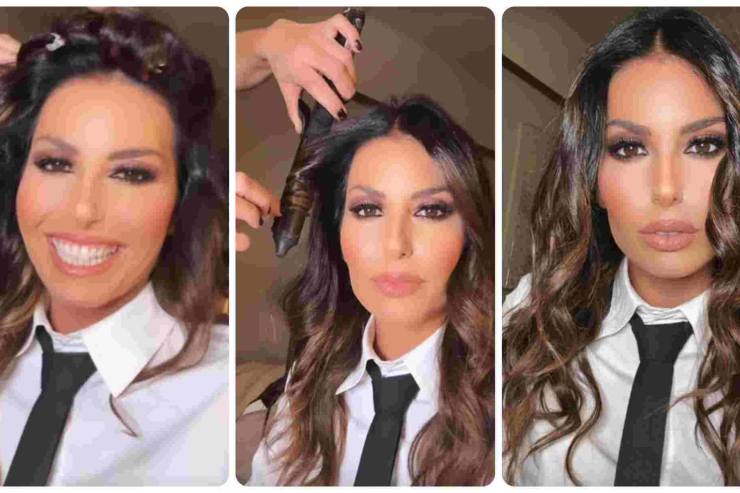 Elisabetta Gregoraci parrucchiere nuovo taglio capelli