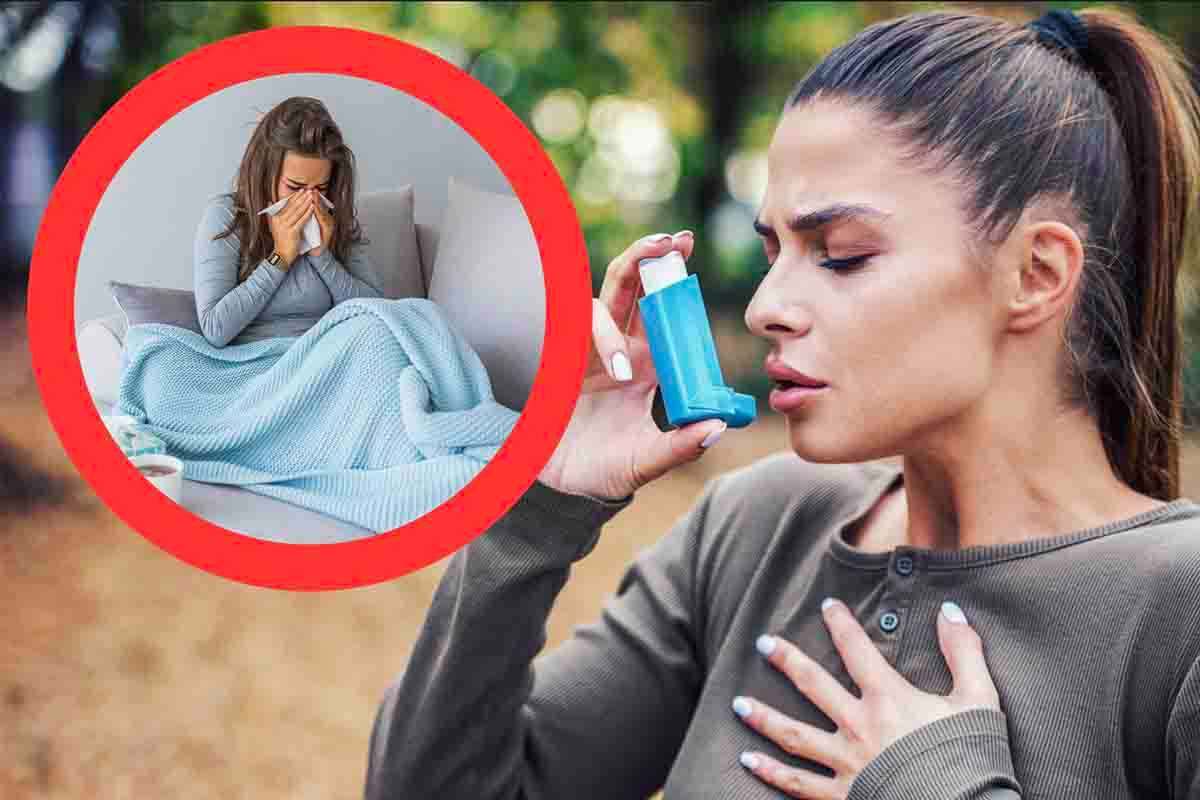 contrastare sintomi raffreddore e asma