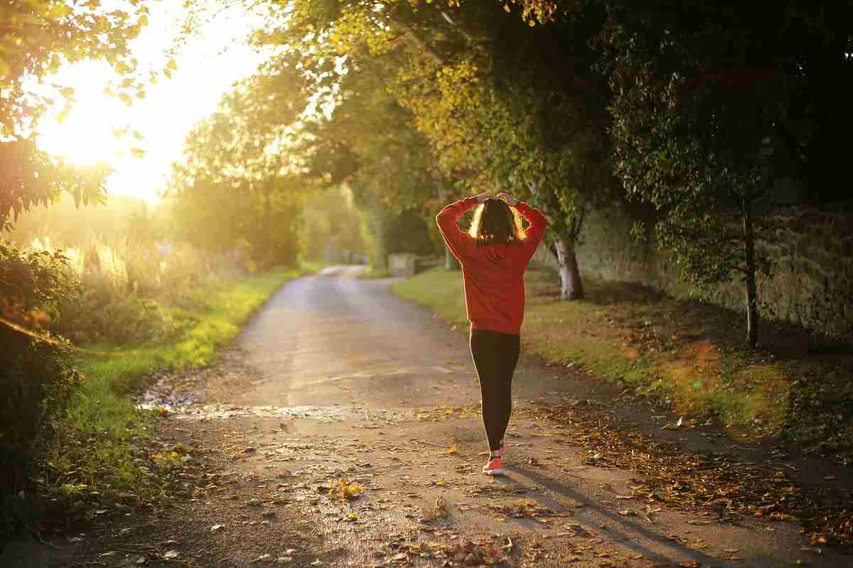 Camminare due minuti al giorno