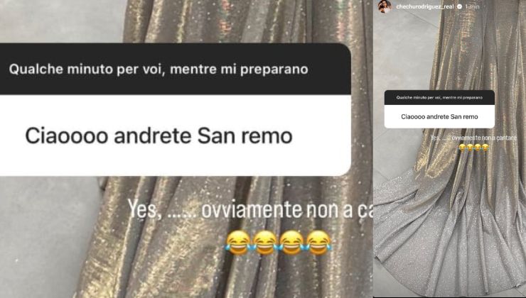 cecilia rodiguez sarà a sanremo