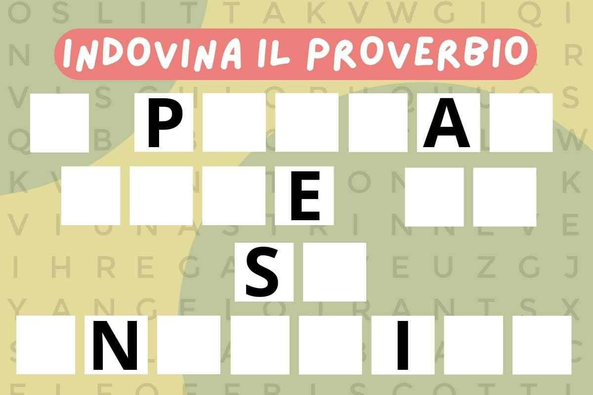 Il gioco dei proverbi