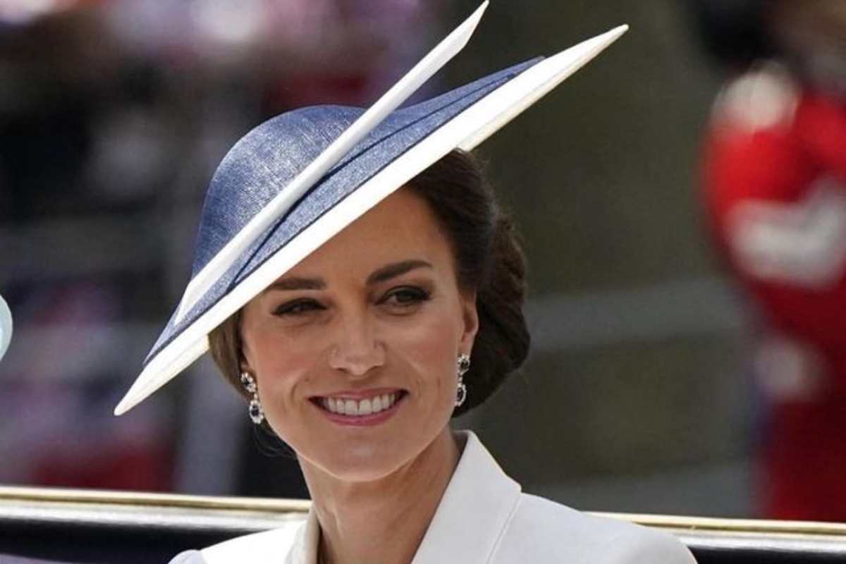 Kate Middleton è felice con i figli