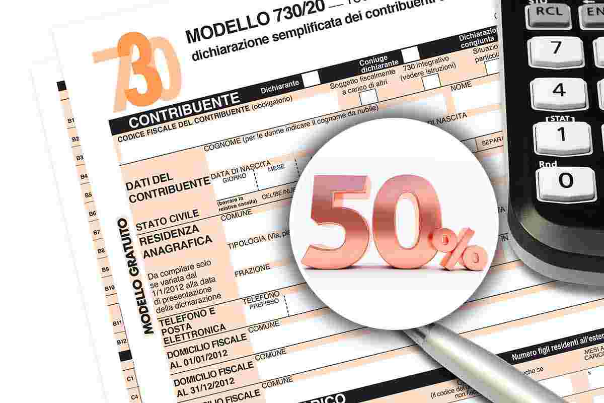 Cosa detrarre al 50% dal modello 730