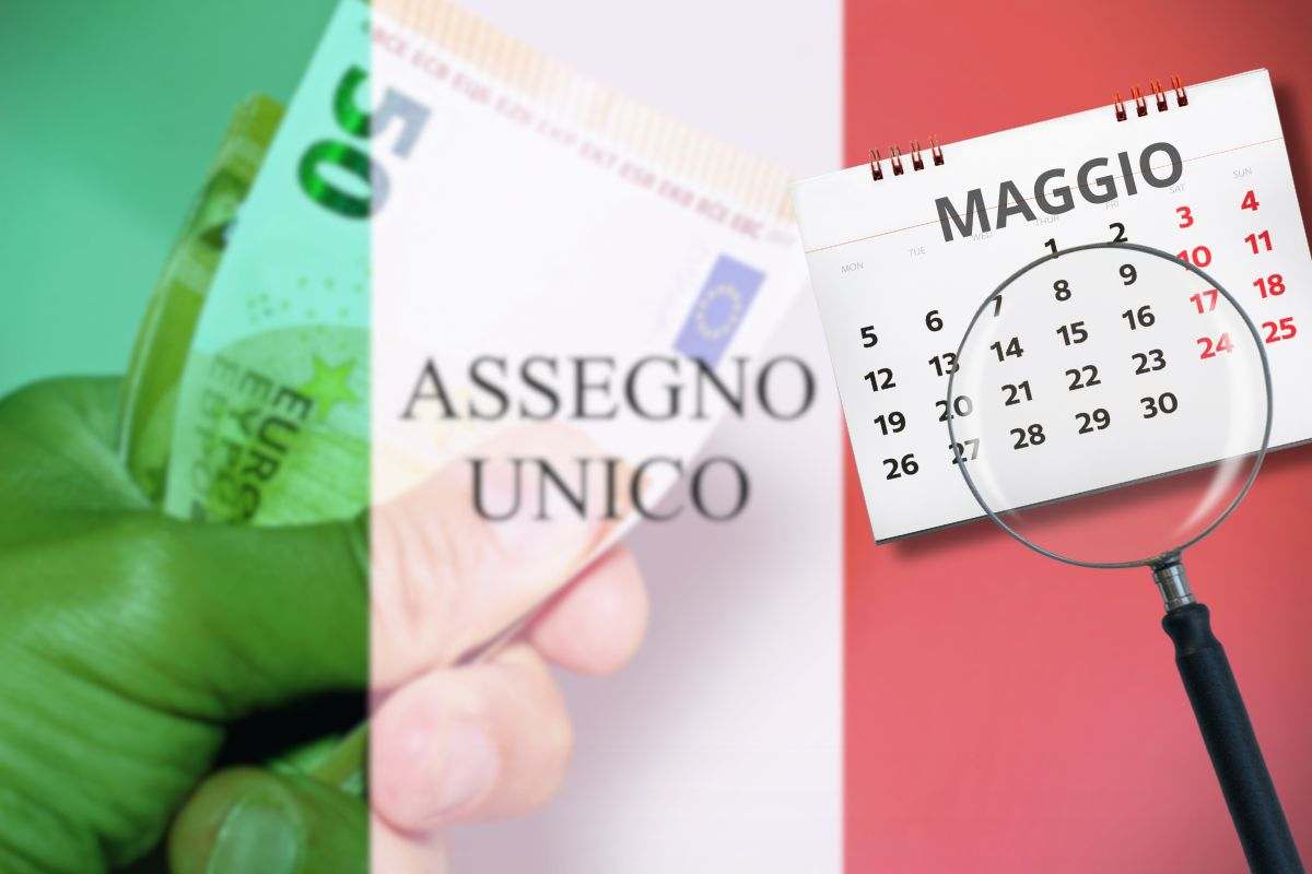 assegno unico di maggio