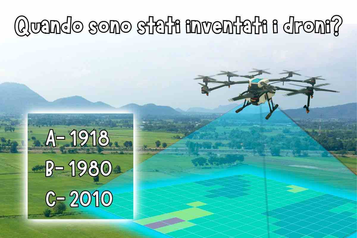 Quando sono stati inventati i droni