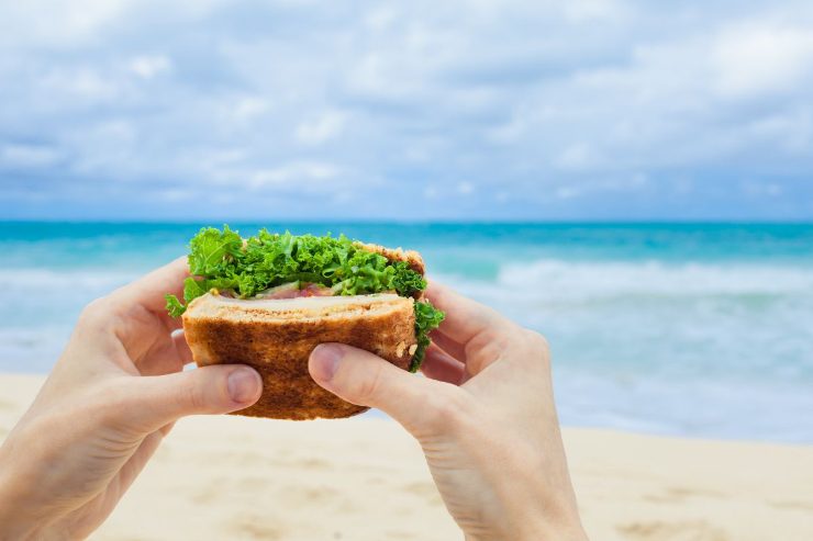 Cibo da casa quando si va in spiaggia: ecco la verità